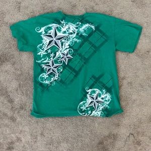 Medium green short sleeve shirt